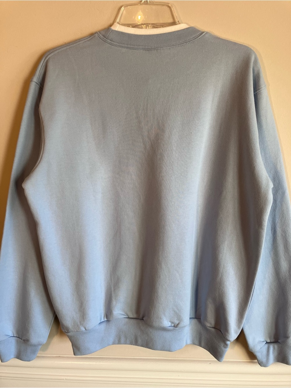 Morning Sun NWT size M, Christmas long sleeve Blue Crewneck Sweatshirt. - Picture 2 of 7